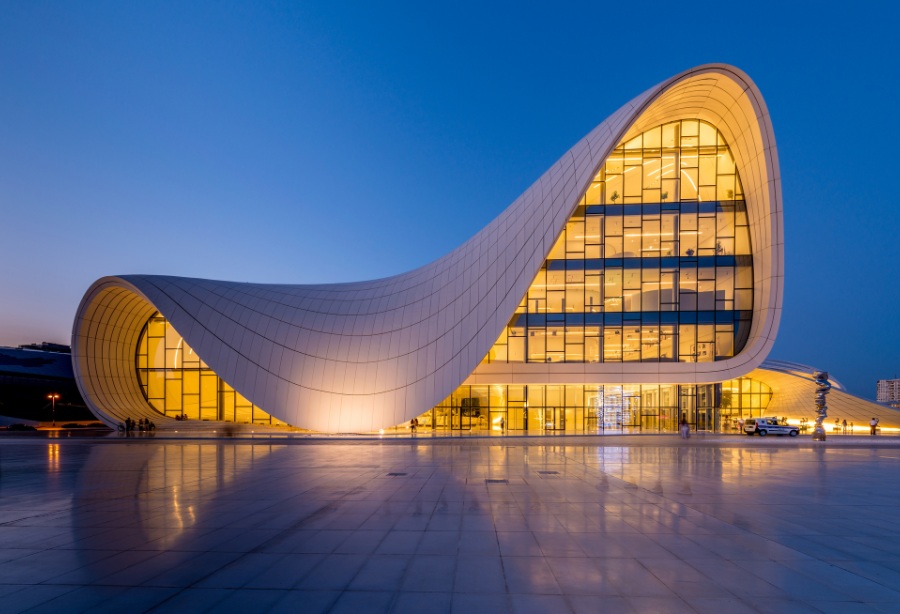 Modern architectural building