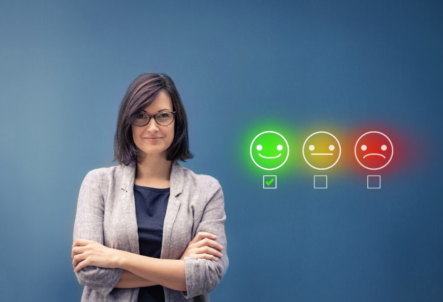 Stylish and modern living room interior